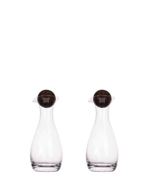  - Nature olja/vinägerflaska med korkkula, 2-pack