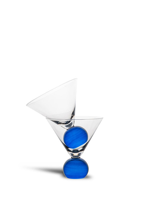  - Glas Spice, 2-pack Klar/blå