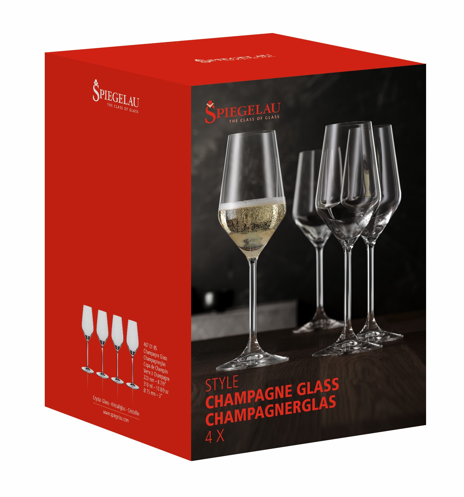  - Spiegelau Style Champagne 31cl 4-p