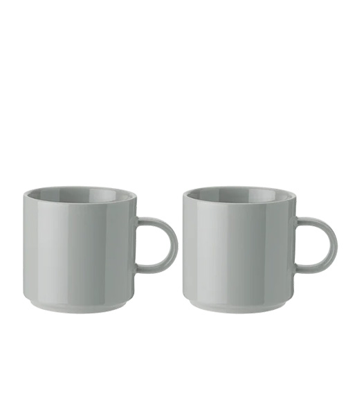  - Stelton mugg 0,2 liter, 2-pack Light Grey