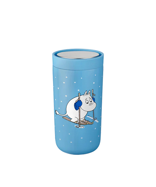  - Moomin skiing termosmugg 0,2 liter