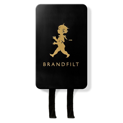  - Brandfilt Svart - Matt guld