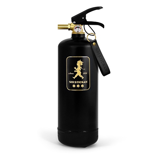  - Brandsläckare 2 kg Svart - Guld emblem