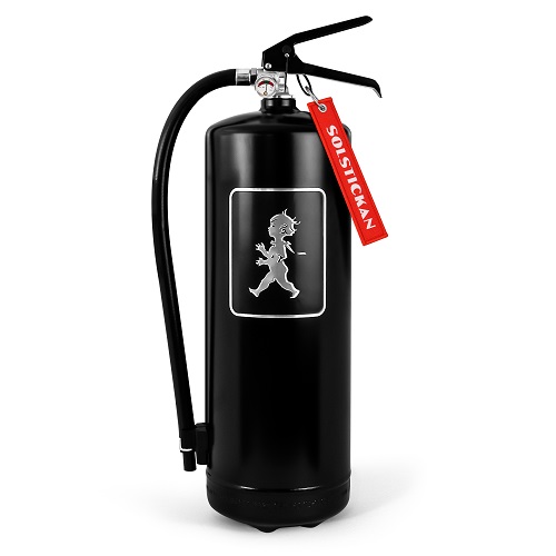  - Brandsläckare 6 kg Svart - Svart emblem