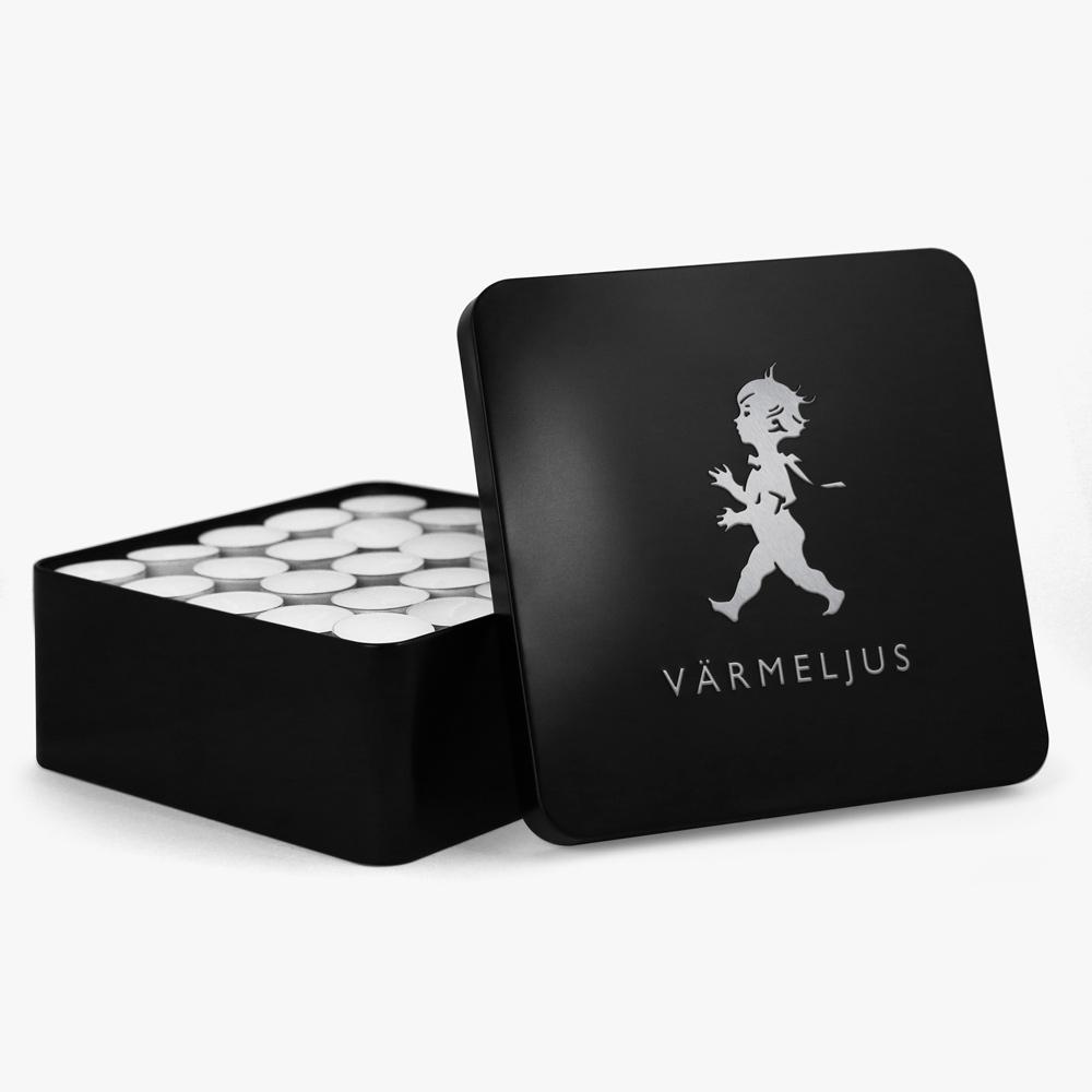  - Värmeljuslåda Svart