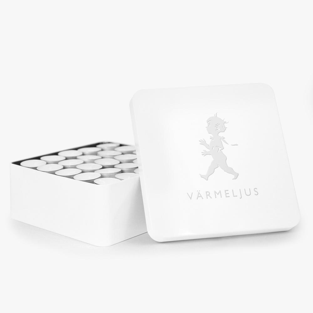  - Värmeljuslåda Vit