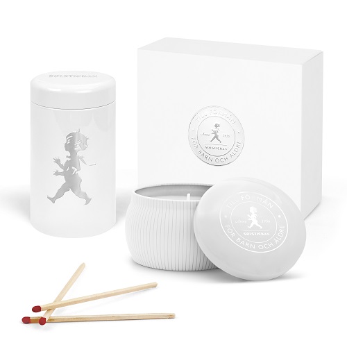  - Doftljus + Tändsticksrör Vit