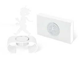  - Värmeljushållare + Tändsticksask Vit