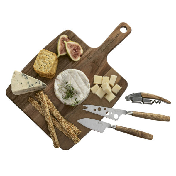  - Mischas stora ostbräda med vinöppnare & bestick