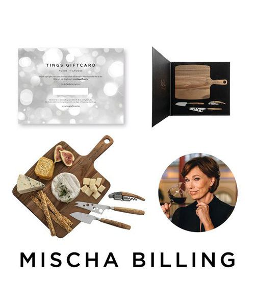  - TINGS Giftcard + Mischas stora ostbräda med vinöppnare & os