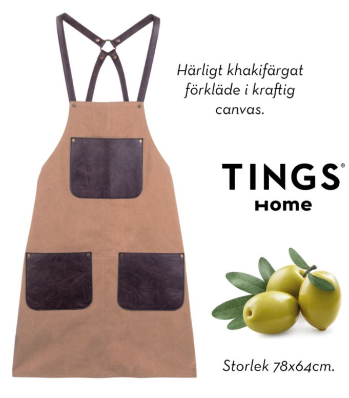  - Tings Home Förkläde Canvas Khaki
