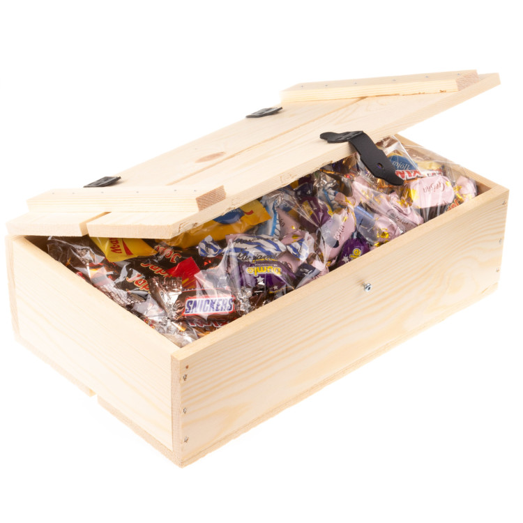  - TRÄLÅDA LITEN - Märkesmix 1,1 kg