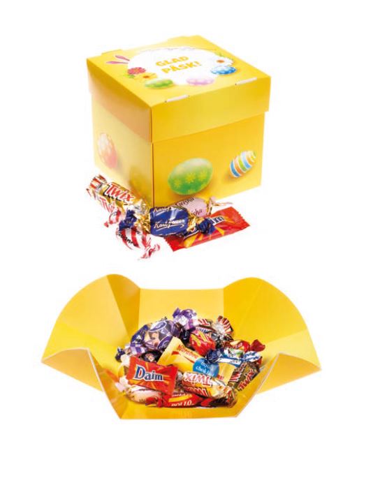  - Pappskålar m 300 gr Märkesmix  med eget tryck!