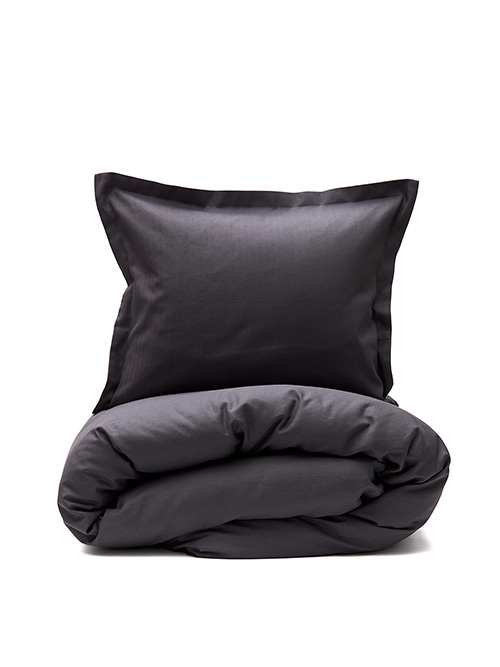  - Primland hotel satin bäddset Grå