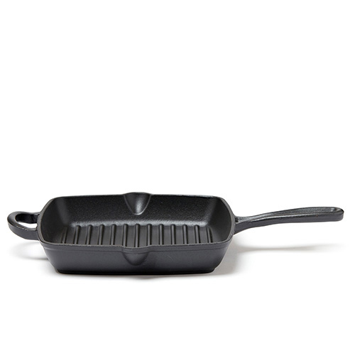  - Monte gjutjärnsgrillpanna svart