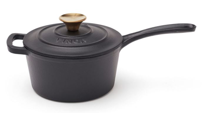  - Monte gjutjärn såskastrull svart