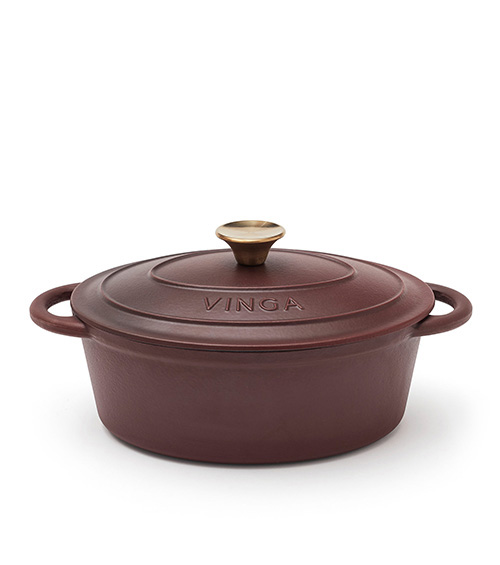  - Monte gjutjärnsgryta Vinröd