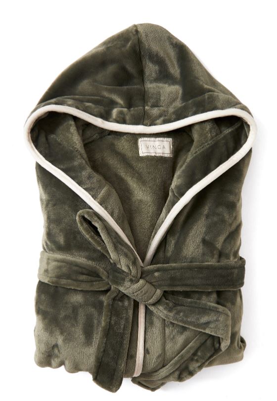  - Louis GRS återvunnen PET morgonrock L/XL grön