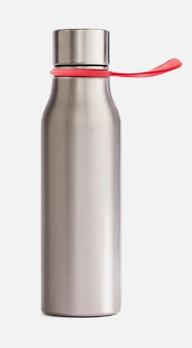  - Lean Vattenflaska Steel Röd