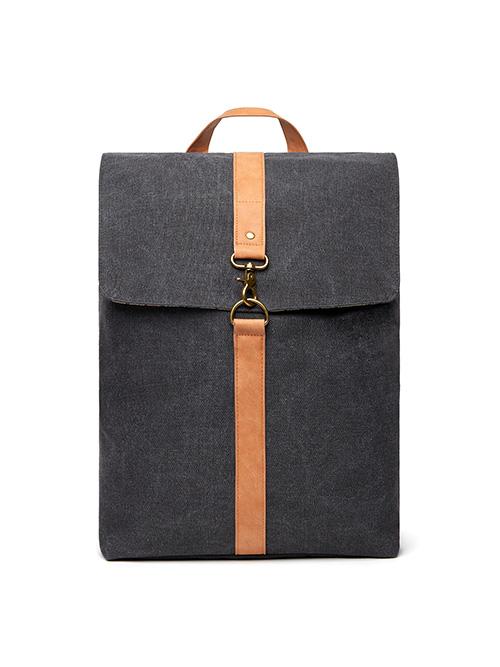  - Bosler ryggsäck GRS återvunnen canvas Svart