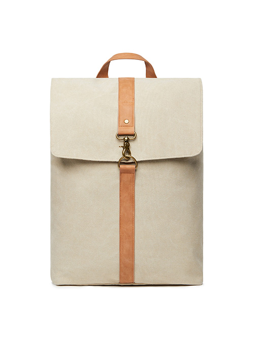  - Bosler ryggsäck GRS återvunnen canvas Beige