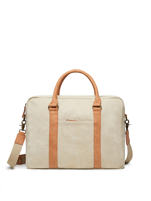  - Bosler datorväska RCS återvunnen canvas Beige