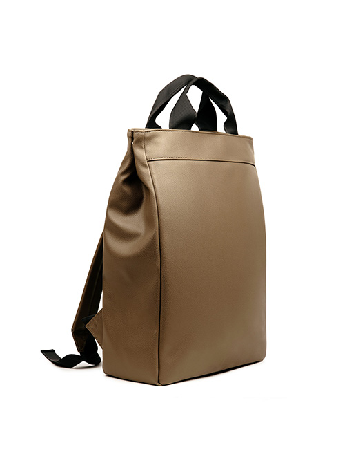  - Bermond RCS återvunnen PU ryggsäck Taupe