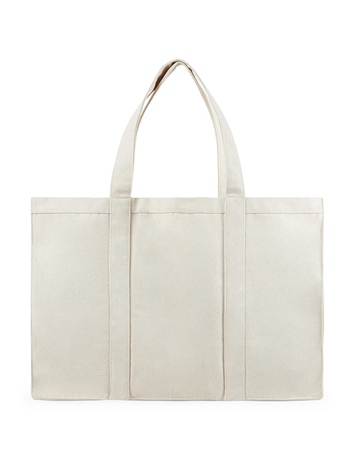  - Hilo AWARE™ återvunnen canvas maxi tote bag Offwhite