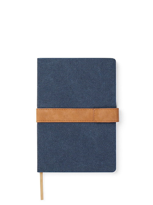  - Bosler RCS återvunnen canvas anteckningsbok Marin