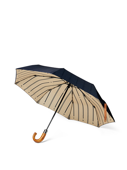  - Bosler AWARE™ återvunnet PET 21" hopfällbart paraply Marin